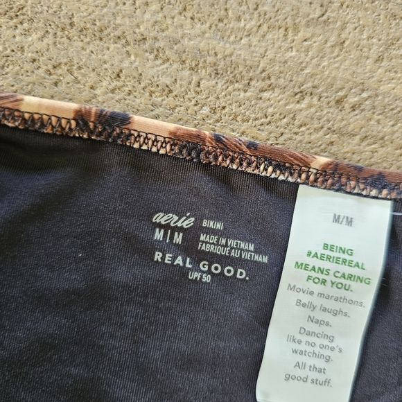 American Eagle Aerie leopard print swimwear bikini set - Picture 3 of 7